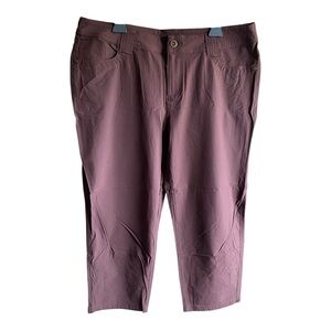Woolrich Capris Raisin/Purple Brown Size 12 EUC